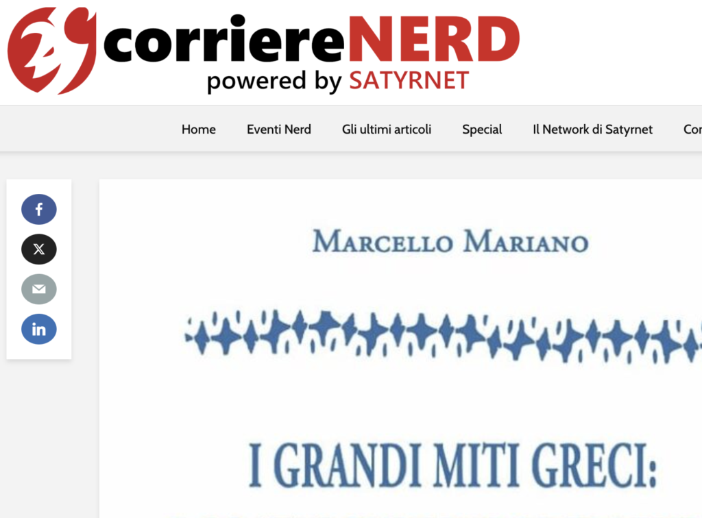 I Grandi Miti Greci: I Coatti Supereroi Ellenici di Marcello Mariano – Corriere Nerd