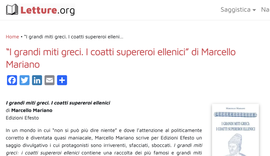 I coatti supereroi ellenici – la recensione di Letture.org